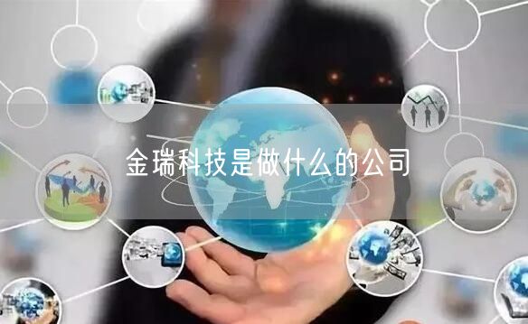 金瑞科技是做什么的公司