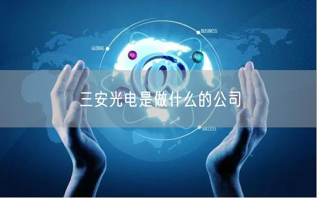 三安光电是做什么的公司