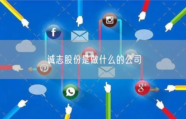 诚志股份是做什么的公司
