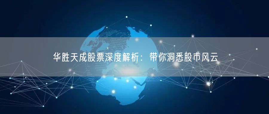 华胜天成股票深度解析:带你洞悉股市风云